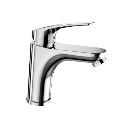 Mereo, Baterie pentru lavoar, Eve, fără priză, crom, MER-CBV10101
