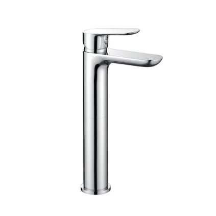 Mereo, Baterie înaltă pentru lavoar, Viana, fără priză, crom, MER-CBE10102