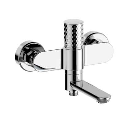 507733 4 mereo vanova nastenna bateria so sklopnym ramienkom diamant viana bez prislusenstva 150 mm chrom mer cbe90203a