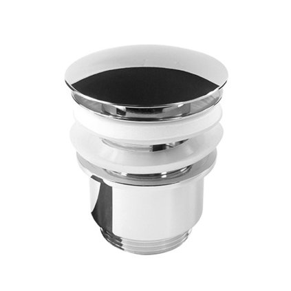 Mereo, priza de inchidere CLIC-CLAC, integral metal cu preaplin, joasa, cromata. alamă, ø 5/4", MER-CH03N