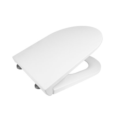 Mereo, scaun de toaletă SLIM cu închidere automată, MER-CSS125