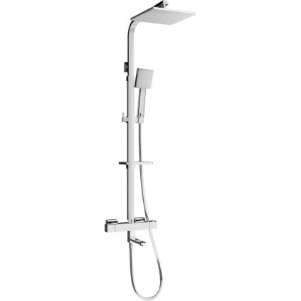 Mexen - Set de duș CQ45 cu robinet termostatic Cube, crom, 779104595-00