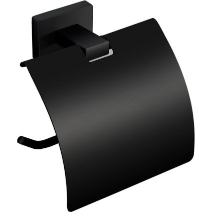 Mexen Arno, suport hartie igienica cu capac, negru mat, 7020733-70