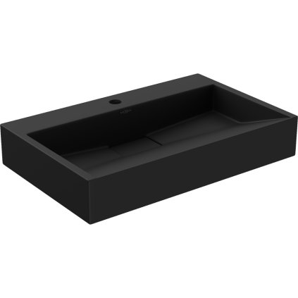 Mexen Ava, chiuveta blat din conglomerat 1/O 60 x 38 cm, negru mat, 23016071