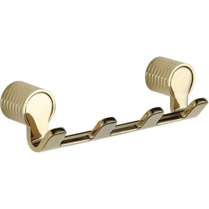 Baza Mexen, suport pentru prosoape, 4 carlige, auriu lucios, 70882354-50