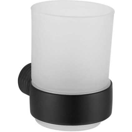 Baza Mexen, cupa de perete pentru pensule, negru mat, 7088238-70