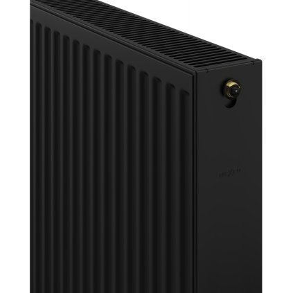 352913 mexen cc22 panelovy radiator 500 x 1000 mm spodne stredove pripojenie 1425 w cierna w6c22 050 100 70