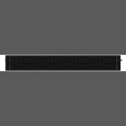 354131 5 mexen cc33 panelovy radiator 400 x 1500 mm spodne stredove pripojenie 2533 w cierna w6c33 040 150 70