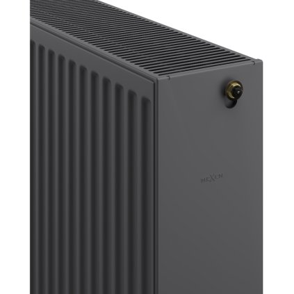 350825 mexen cc33 panelovy radiator 500 x 2000 mm spodne stredove pripojenie 4042 w antracitova w6c33 050 200 66