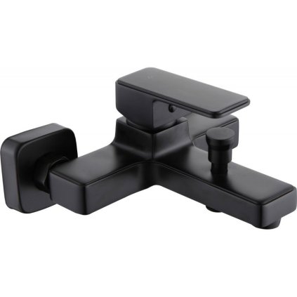 Mexen Cetus, baterie pentru cada montată pe perete, negru mat, 744330-70