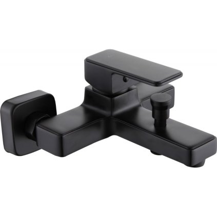 Mexen Cetus, baterie pentru cada montată pe perete, negru mat, 744330-70