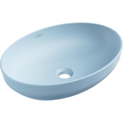 Mexen Cornelia, chiuveta blat 50 x 36 cm, albastru mat, 21885049