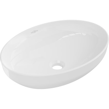 Mexen Cornelia, chiuveta blat 50x36 cm, alb lucios, 21885000