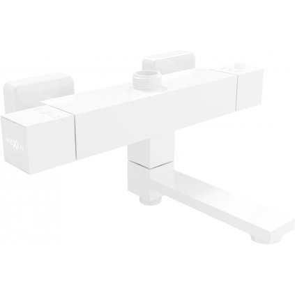 Baterie termostatică pentru baie/duș Mexen CUBE, alb, 77910-20