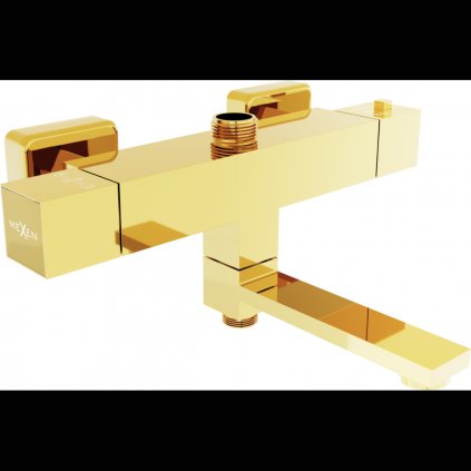 Baterie termostatică pentru baie/duș Mexen CUBE, auriu, 77910-50
