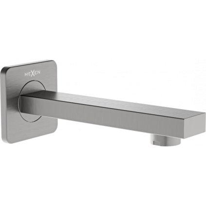 Mexen CUBE, braț pentru baie ascuns 16 cm, grafit, 79370-66