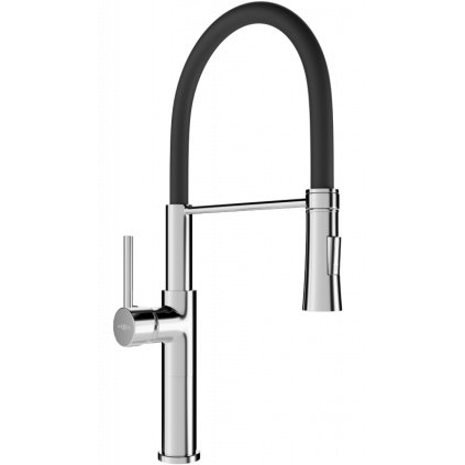 Mexen DINA - Baterie/chiuvetă înaltă, negru-crom, 672701-07