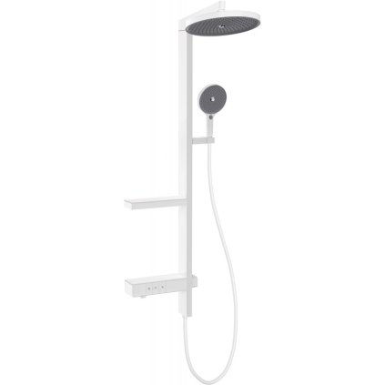 Mexen Dizzy, set de dus cu mana si cap de ploaie, alb, 78104-20