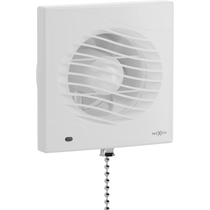 Mexen DXS, ventilator baie cu senzor de miscare, cronometru si intrerupator cu cablu, diametru 120 mm, alb, W9603-125K-00