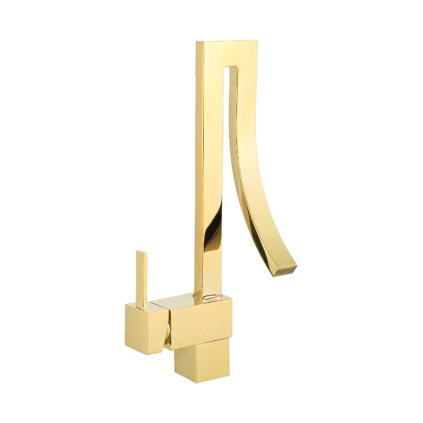 Mexen Elbrus - Baterie chiuveta inalta, auriu, 747100-50