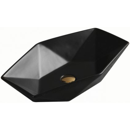 Lavoar Mexen ELENA, 63x41 cm, negru mat, 21476385