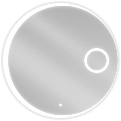 Mexen Ella, oglinda baie LED cu iluminare din spate si oglinda cosmetica 80x80 cm, 6000K, anti-aburire, 9811-080-080-611-00