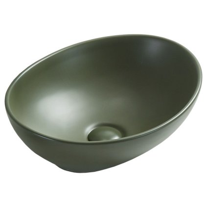 Mexen Elza, chiuveta blat 40x34 cm, verde inchis mat, 21014043