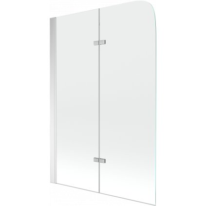 Mexen FELIX, paravan de baie, 2 aripi, 80 x 140 cm, crom-transparent, 890-080-002-01-00