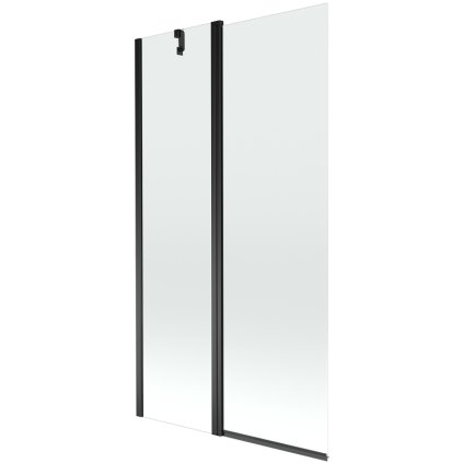 Mexen Flip, paravan de baie cu 1 aripă 100 x 150 cm, sticlă transparentă de 6 mm, profil negru, 894-100-101-70-00