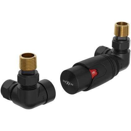 350336 mexen g00 okruhly axialny ventil g1 2 s termostatickou hlavicou m30x1 5 mm cierna matna w903 900 70