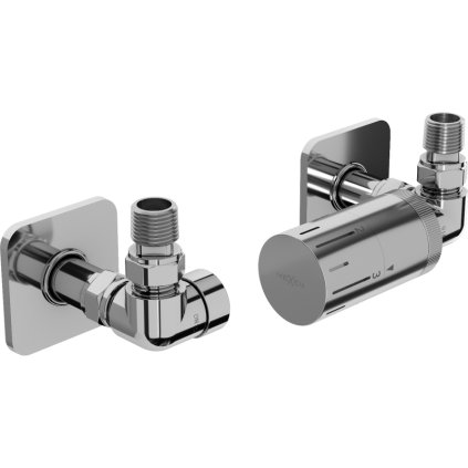 Set încălzitor termostatic axial Mexen G05 cu capac cromat W903-958-909-01