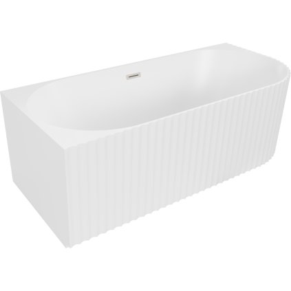 511384 3 mexen gia volne stojaca rohova vana drazkovana lava 170 x 80 cm biela matna brusena ocel 52701708001l 97