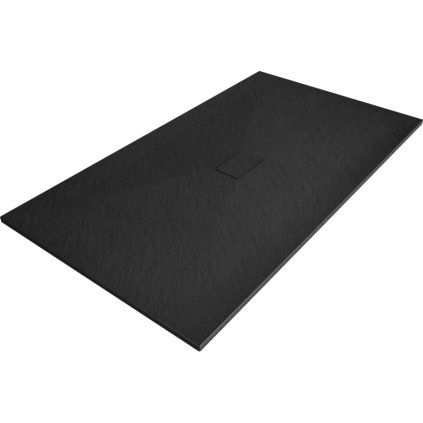 Mexen Hugo, cadă de duș dreptunghiulară SMC 180 x 100 cm, negru mat, 42701018