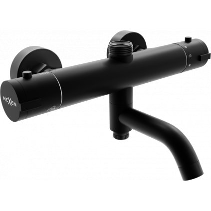 Robinet termostatic pentru baie/dus Mexen KAI, negru, 77900-70
