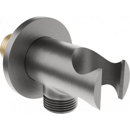 Mexen KAI, racord de duș de mână de colț ascuns 1/2", grafit, 79301-66
