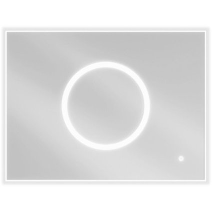 Mexen Koga, oglinda baie LED cu iluminare din spate 80 x 60 cm, 6000K, anti-aburire, 9821-080-060-611-00