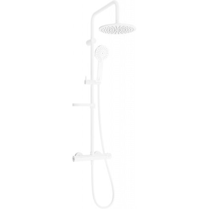 Set de duș Mexen KX33 cu robinet termostatic Kai, alb, 771504091-20