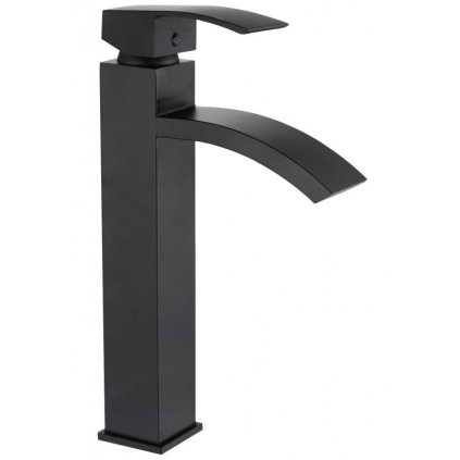 Mexen Libra, robinet de chiuvetă înalt, negru mat, 745110-70