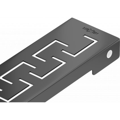 Capac jgheab Mexen M15 din oțel inoxidabil 100 cm, negru, 1724100