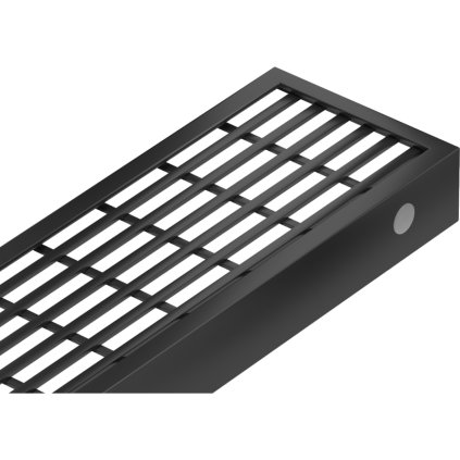 Capac Mexen M33 pentru jgheab din oțel inoxidabil 50 cm, negru, 1733050