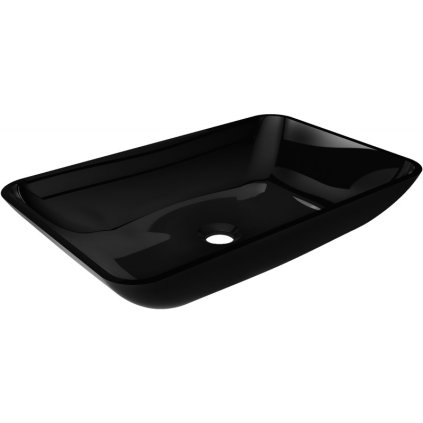 Mexen Megan, chiuveta blat din sticla 56 x 36 x 11 cm, negru, 24135670