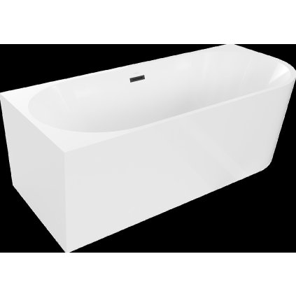 204951 mexen mia rohova volne stojaca vana 170 x 80 cm lava cierna odtokova zatka a prepadovy otvor biela 52691708000l b