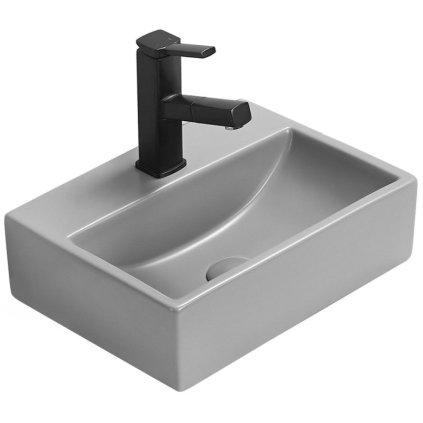 Mexen Mini, chiuveta blat 40x30x12 cm, gri deschis mat, 21094061