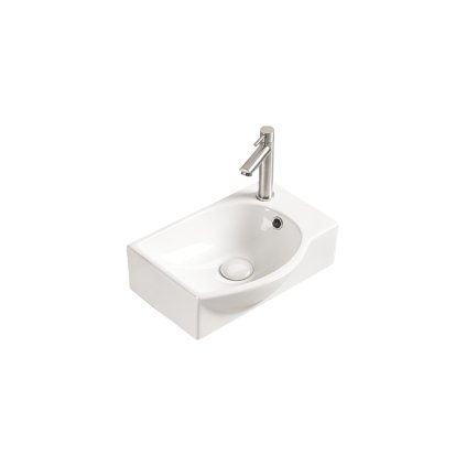 Mexen Mista, chiuveta blat, dreapta, 40 x 28 cm, alb, 22174000L