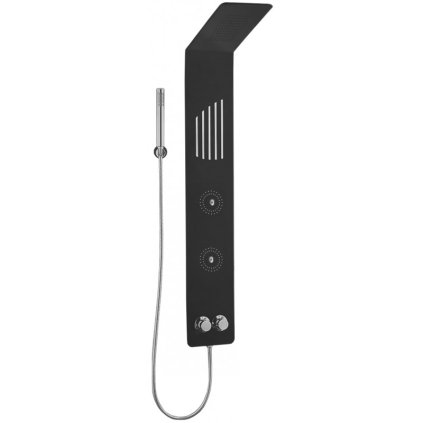 358151 mexen navas sprchovy panel cierna 7627 02 70