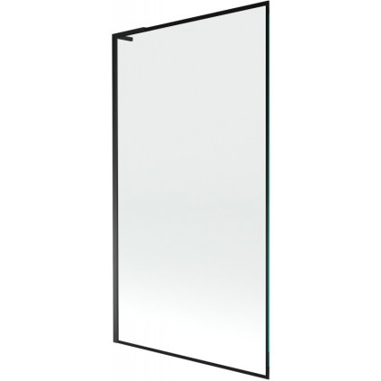 Mexen Next L, paravan de baie cu 1 aripă 100 x 150 cm, model sticlă transparentă de 6 mm negru, profil negru, 895-100-000-03-70-70