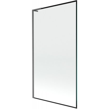 Mexen Next L, paravan de baie cu 1 aripă 100 x 150 cm, model sticlă transparentă-negru de 6 mm, profil grafit, 895-100-000-03-70-66