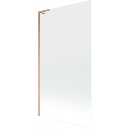 Mexen Next L, paravan de baie cu 1 aripă 100 x 150 cm, sticlă transparentă de 6 mm, profil de cupru, 895-100-000-03-00-65
