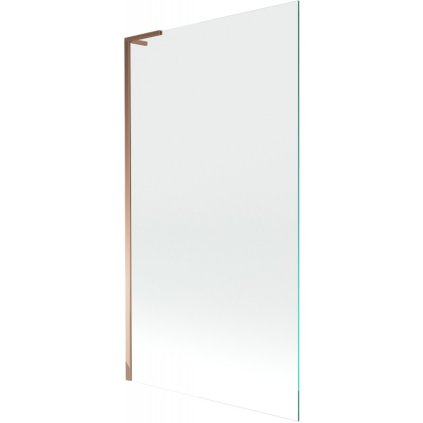 Mexen Next L, paravan de baie cu 1 aripă 100 x 150 cm, sticlă transparentă de 6 mm, profil auriu roz, 895-100-000-03-00-60