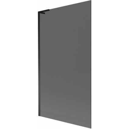 Mexen Next L, paravan de baie cu 1 aripă 100 x 150 cm, sticlă gri 6 mm, profil negru, 895-100-000-03-40-70